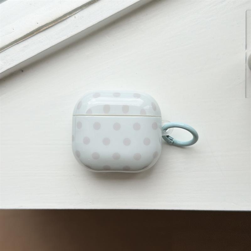 Macaron solid color polka dot AirpodsPro1 earphone case for Apple 1/1/1 generation wireless Bluetooth case