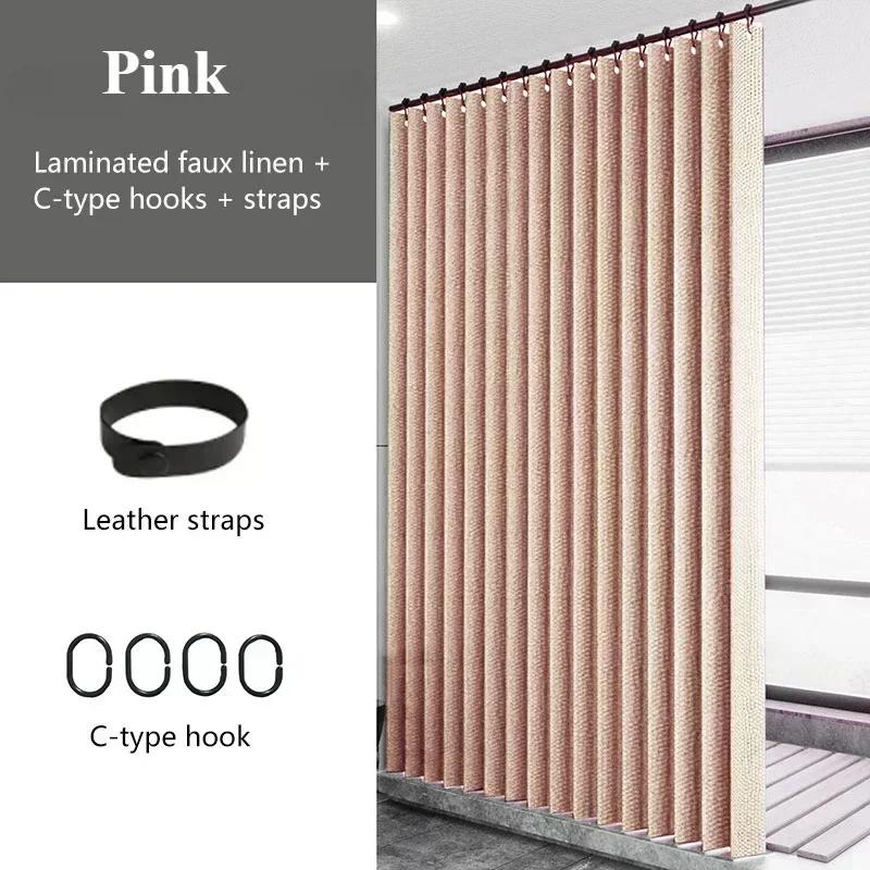 Waterproof Shower Curtain Mildew Bathroom Solid Curtain Wave Window Tulle Home Luxury with Hooks Heavy S Fold Wavy Shower