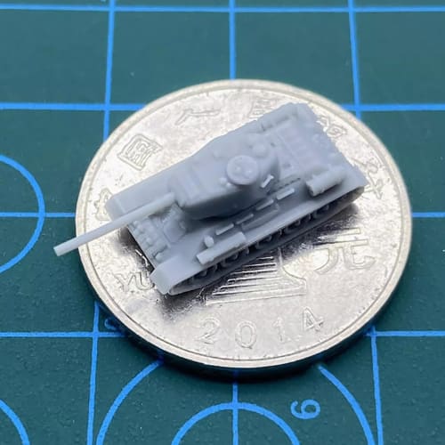 20-Piece T-34 WWII Tank Model Kit, 1/2000, 1/700, 1/400, 1/350 Scale Resin Tracked Armored Fighting Vehicle Model Military Model Kit (1/700 (12mm))