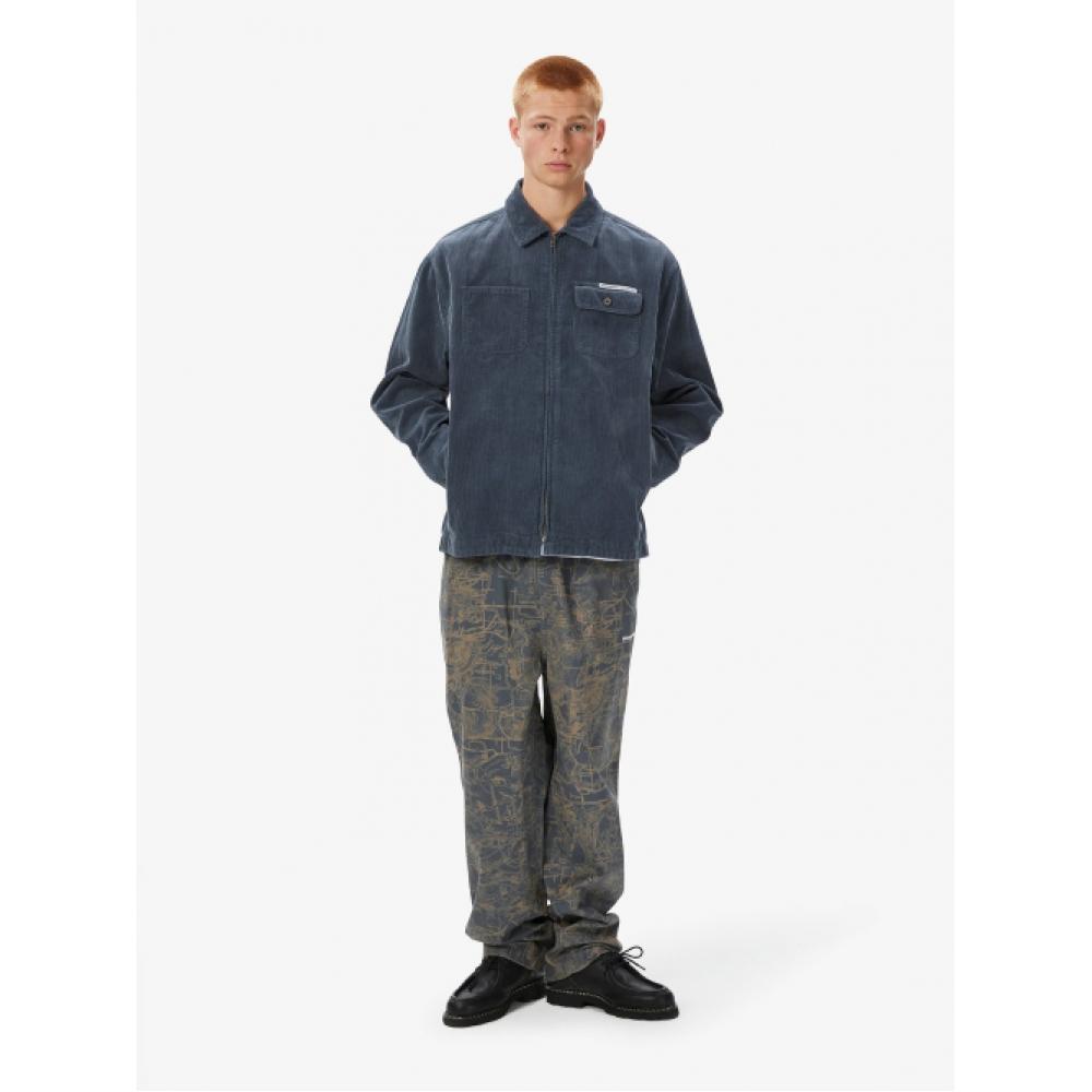 Thisisneverthat Легкие брюки сине-серого цвета