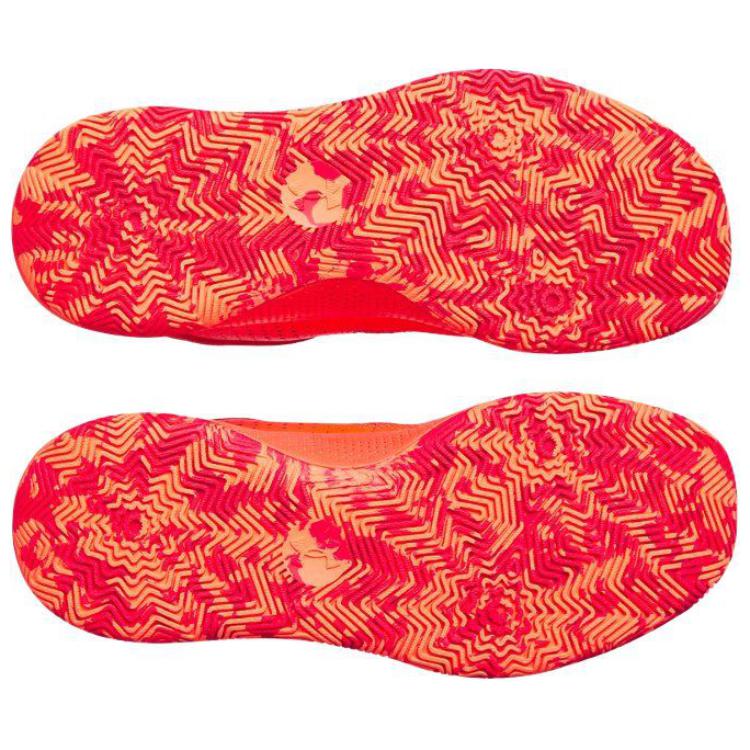 Under Armour Нескользящие износостойкие баскетбольные кроссовки с низким верхом унисекс красные кроссовки 3028191-862