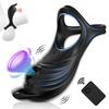 Sucking Vibrating Cock Ring for Men Delay Ejaculation Female Clit Stimulator Remote Control Penisring Sex Toy for Couple