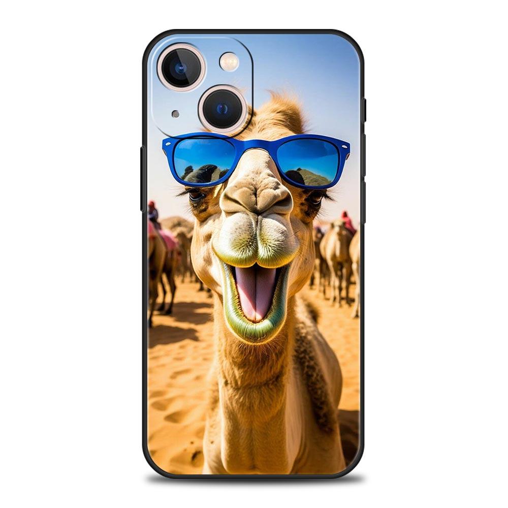 Animal Camel Phone Case Cover for iPhone 17 16 15 14 13 12 11 Pro Max 17 Air Plus Shockproof Soft TPU Shell Fundas Capas Coque