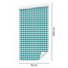 Geometric rhombus wallpaper turquoise, white and celadon 50x1000
