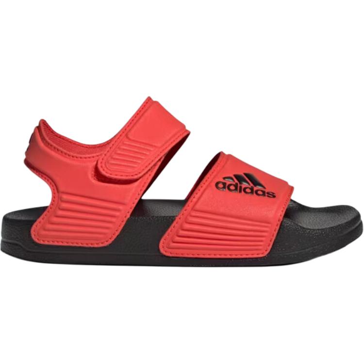 adidas Adilette Удобные Универсальные Нескользящие Прочные Сандалии с низким верхом Детские Сандалии Красные IH3633