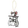 Sewing Machine Ornament Vintage Table Toy Metal Decoration Pendant for Holiday Party and Collection