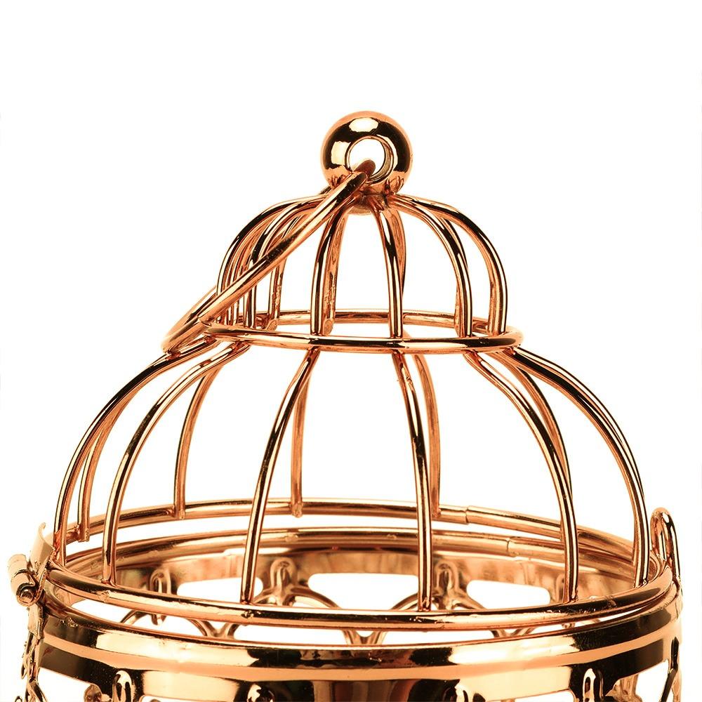 Iron Hanging Lantern Candle Holder Electroplated Birdcage Candlestick Decorations Gift For Events