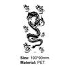 Waterproof Black Letters Body Art Tattoos English Word Decorative Sticker for Body