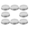 8pcs Stainless Steel Sprouting Lids 70Mm For Wide Mouth Jar Broccoli Beans Germination Indoor Planting Kit Jar Sprout Lids