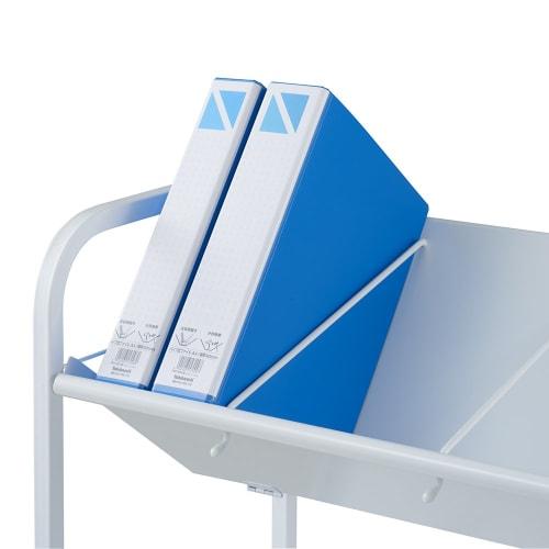 Nakabayashi File Wagon 2 Tier White CWA-002W