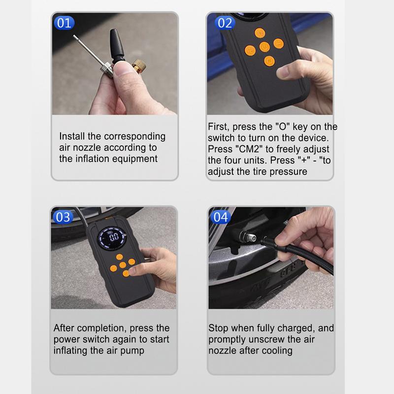 Автомобильный аккумулятор Jump Starter LED полноэкранный дисплей Портативное зарядное устройство 12 В Jump Starter Power Pack Быстрое накачивание Jump Starter Battery