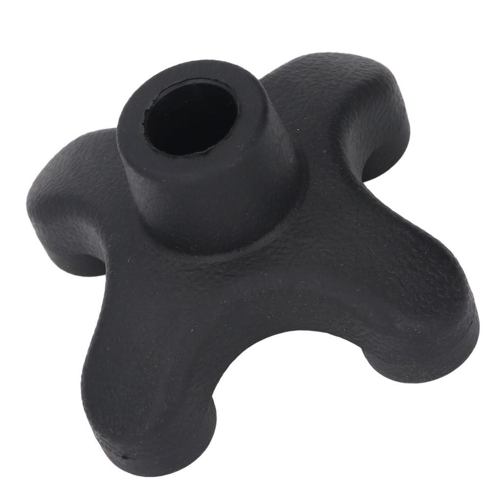 Трость наконечник 4 зубца сверхпрочная нескользящая трость для ходьбы четверное основание сменная резина ABS для 19 мм трости