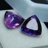 Purple 9 Ct Trillion Cut   Loose Gemstone Pair Natural Rare Tanzanite
