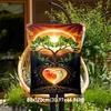 1pc Tree Heart Outdoor Flannel Blanket Soft Warm All-Season Throw for Sofa Bed Car Camping Office, Cozy Gift Idea1133S