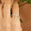 BELLOOGGI Heart Ribbon Ring