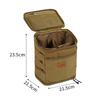 Outdoor Camping Gas Tank Storage Bag Scratch Resistant Large Capacity Ground Nail Tool Bag Gas Canister Picnic Holder Organizer