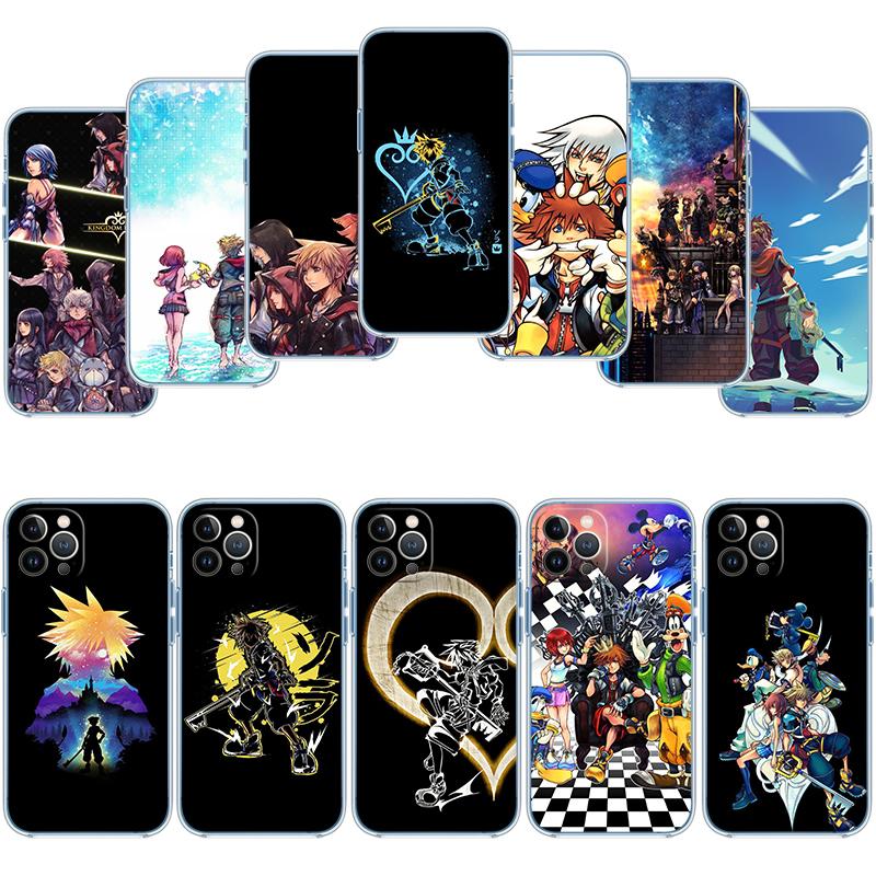 Kingdom Hearts Transparent Phone Case for Motorola Moto G7 G8 G9 G84 G85 G73 G24 G15 Z2 Play Power Plus