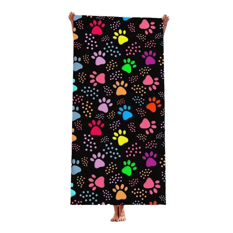 Popular Microfiber Beach Towel Summer Outdoor Quick-Drying Bath Towel Beach Towel Swimming Bath Towel