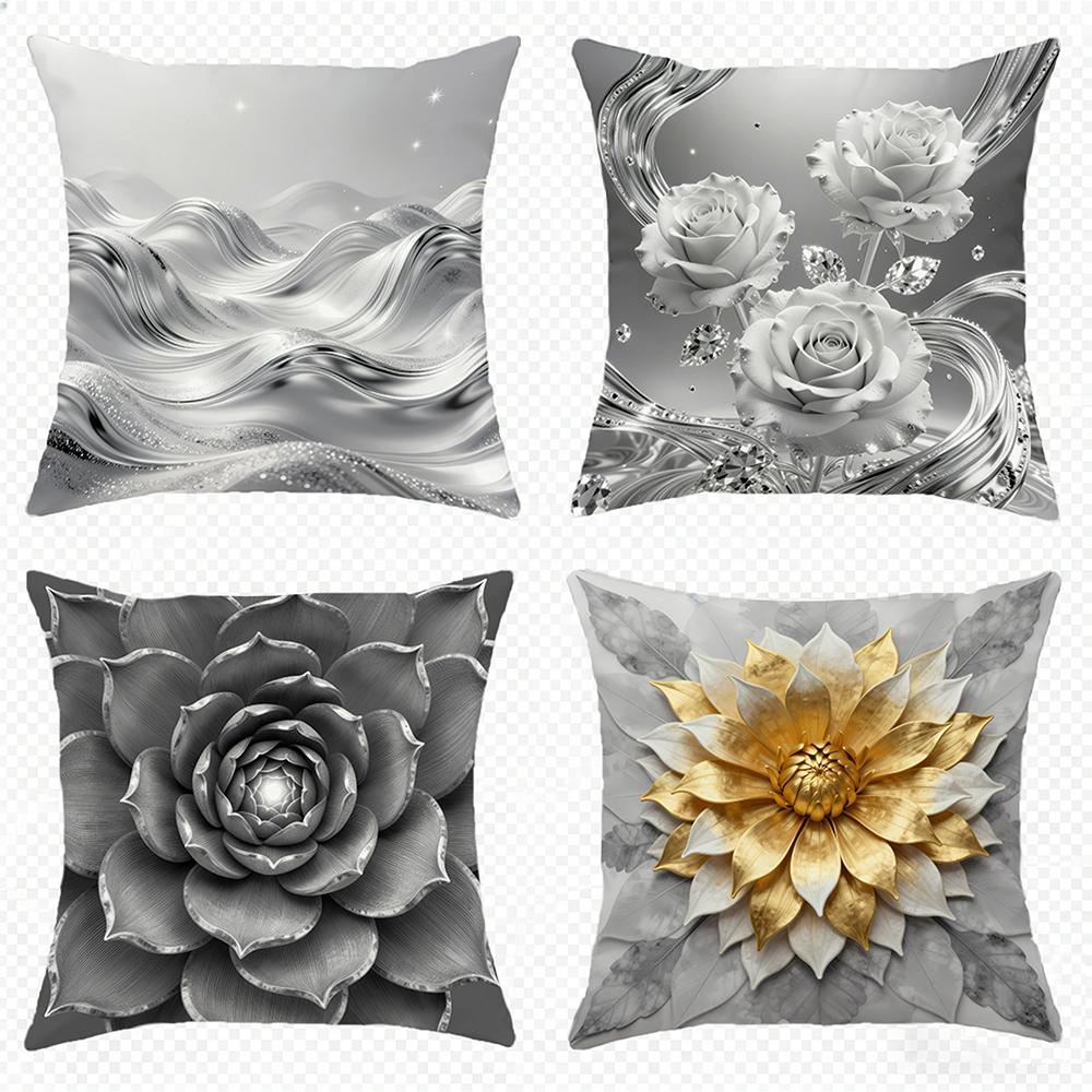 1/4Pcs Stylish Decorative Pillowcases For Home Comfort Sofa Cushion Cover Home Bedroom Room Decoration