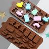Силиконовая форма для выпечки торта, форма для эпоксидной смолы, 3D DIY форма, для шоколада, желе, пудинга, жевательных конфет