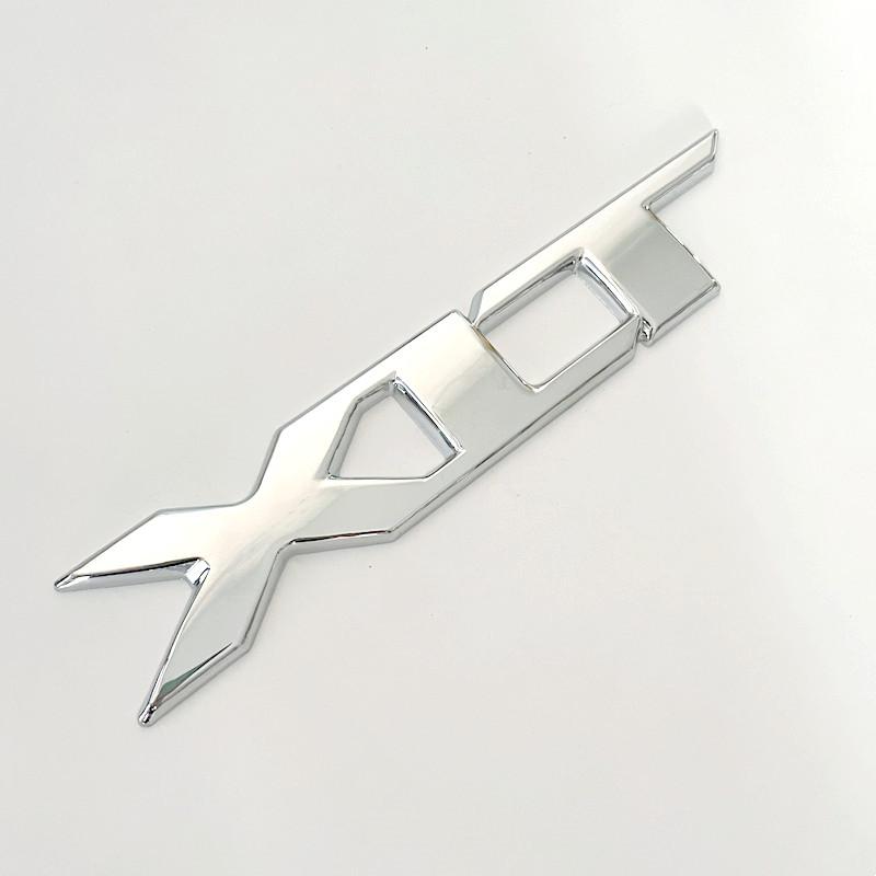 XXUI3 3D Metal Chrome Red Black Logo XLT Emblem Car Badge Rear Trunk Decal For Ford RANGER XLT Sticker Accessories