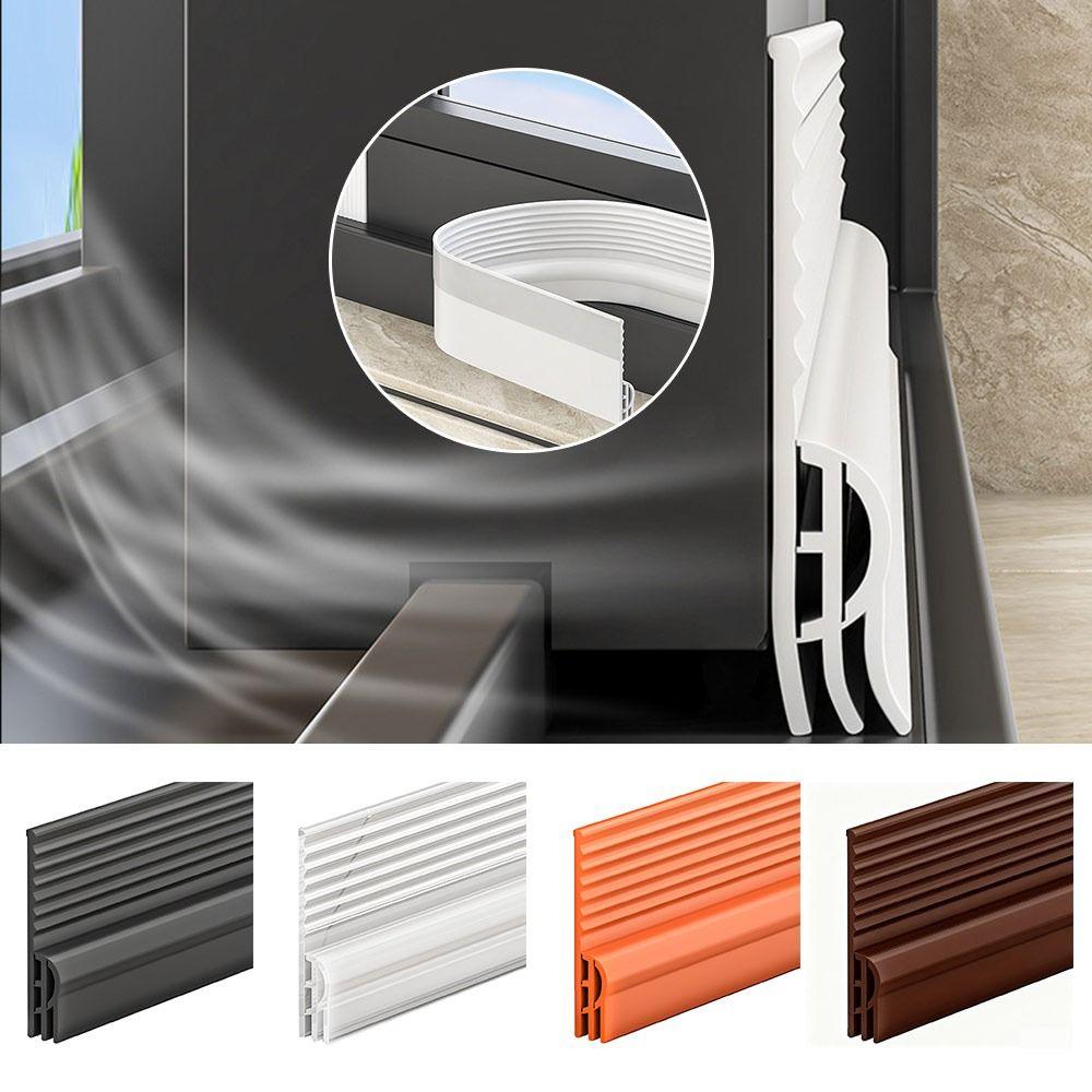 2M Dustproof Sliding Door Sealant Strips Windproof Insulation Film Street-Facing Windows