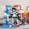 One Piece Anime Art Flannel Blanket, Soft Warm Throw for Home Decor, Perfect Gift for Fans, Cozy Bedding for Sofa Bed LivingRoom
