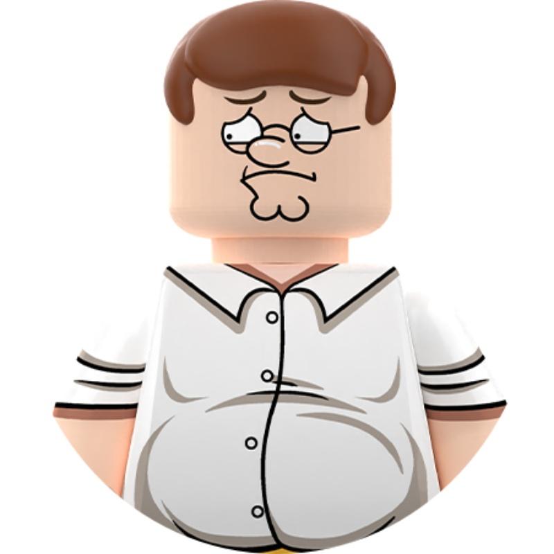 Набор из 5 фигурок Питера из аниме «Гриффины» с 5 разными выражениями лица, детализированными чертами лица и классическими нарядами