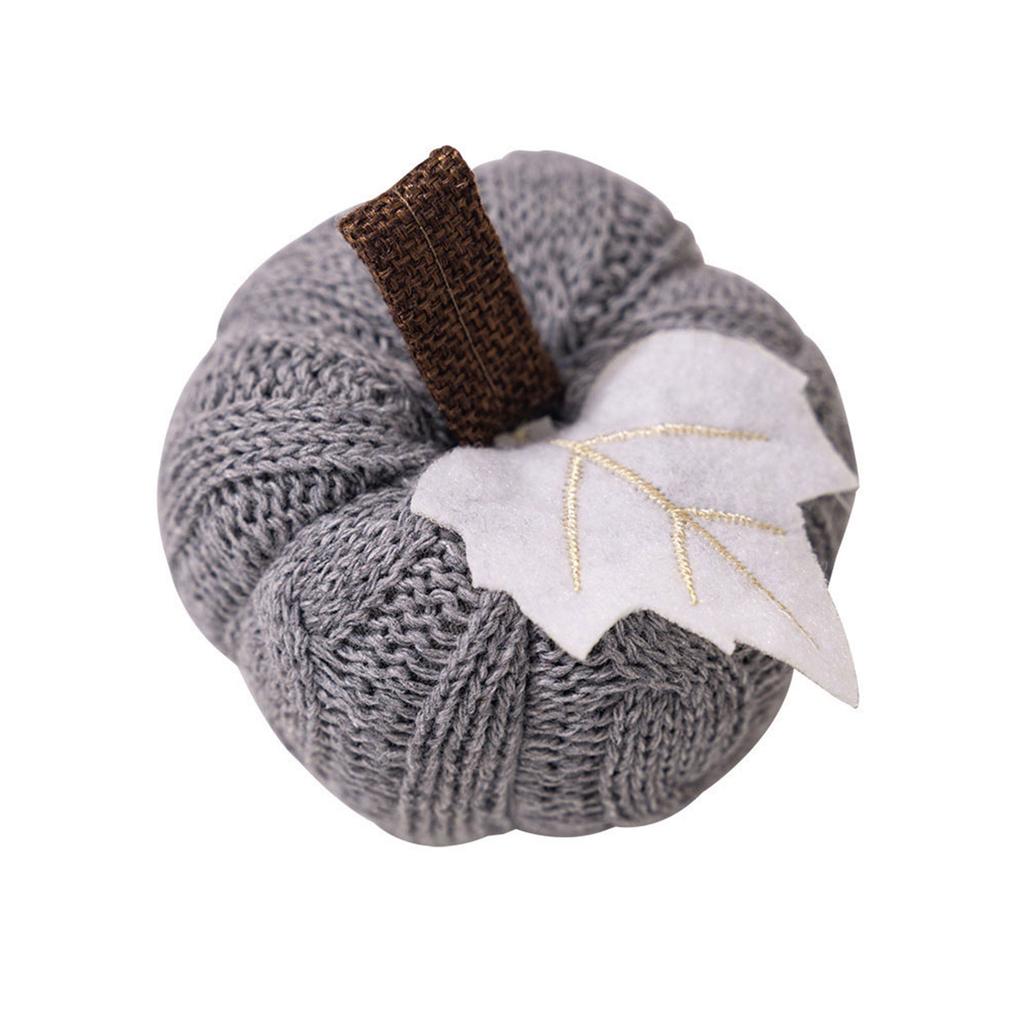 Reusable Thanksgiving Pumpkin Ornament Polyester Fabric Autumn Harvest Home Decoration For Door Wall Fireplace