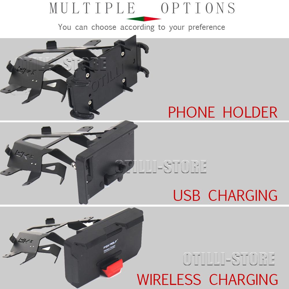 AK550 Premium New Motorcycle Accessories Phone Holder Stand GPS Navigation Plate Bracket For Kymco Ak550 ak550 AK 550