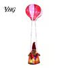 Indoor Festive Lighting Christmas Santa Claus Hot Air Balloon Lantern, Lighted Outdoor Decoration with Foldable Holiday Decorations LED String Lights,