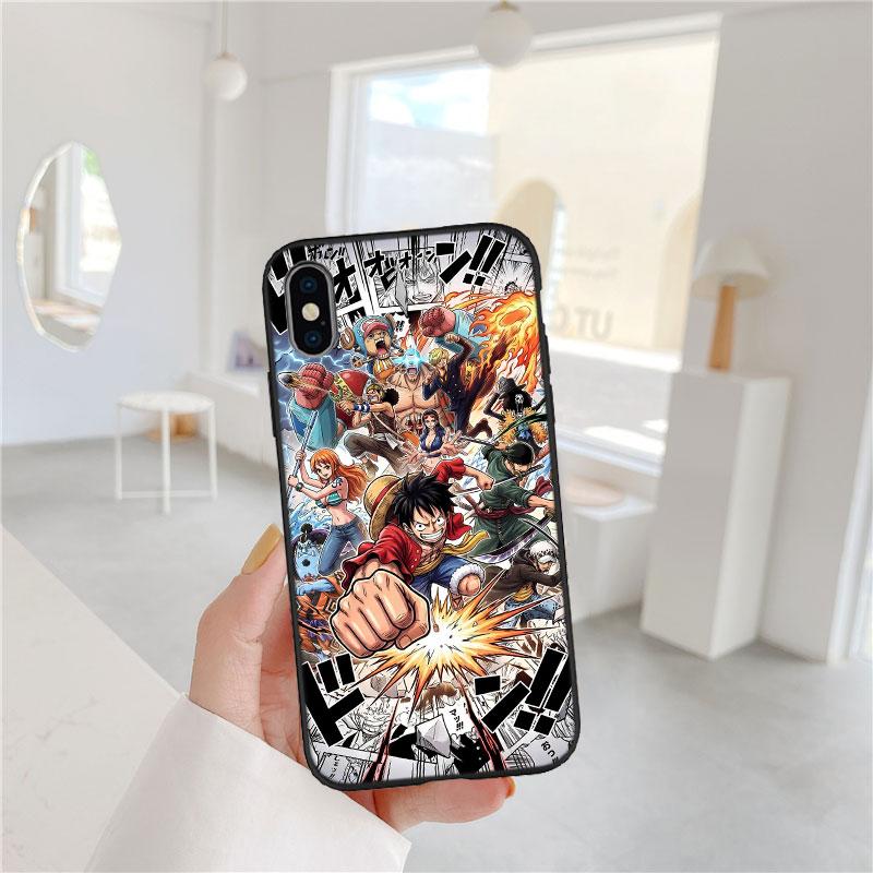 Anime One Piece Soft Shell Phone Case for Xiaomi Poco C40 C50 C51 C55 C65 C71 C75 F3 F5 F6 F7 M2 M3 Pro Ultra