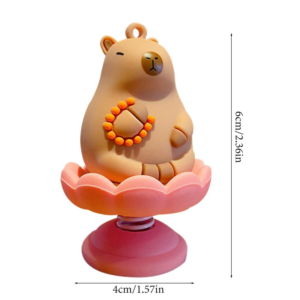 Anime Capybara Figure Simulation Capibara Action Figures Doll Car Dashboard Decor Ornaments Children Birthday Christmas Gifts