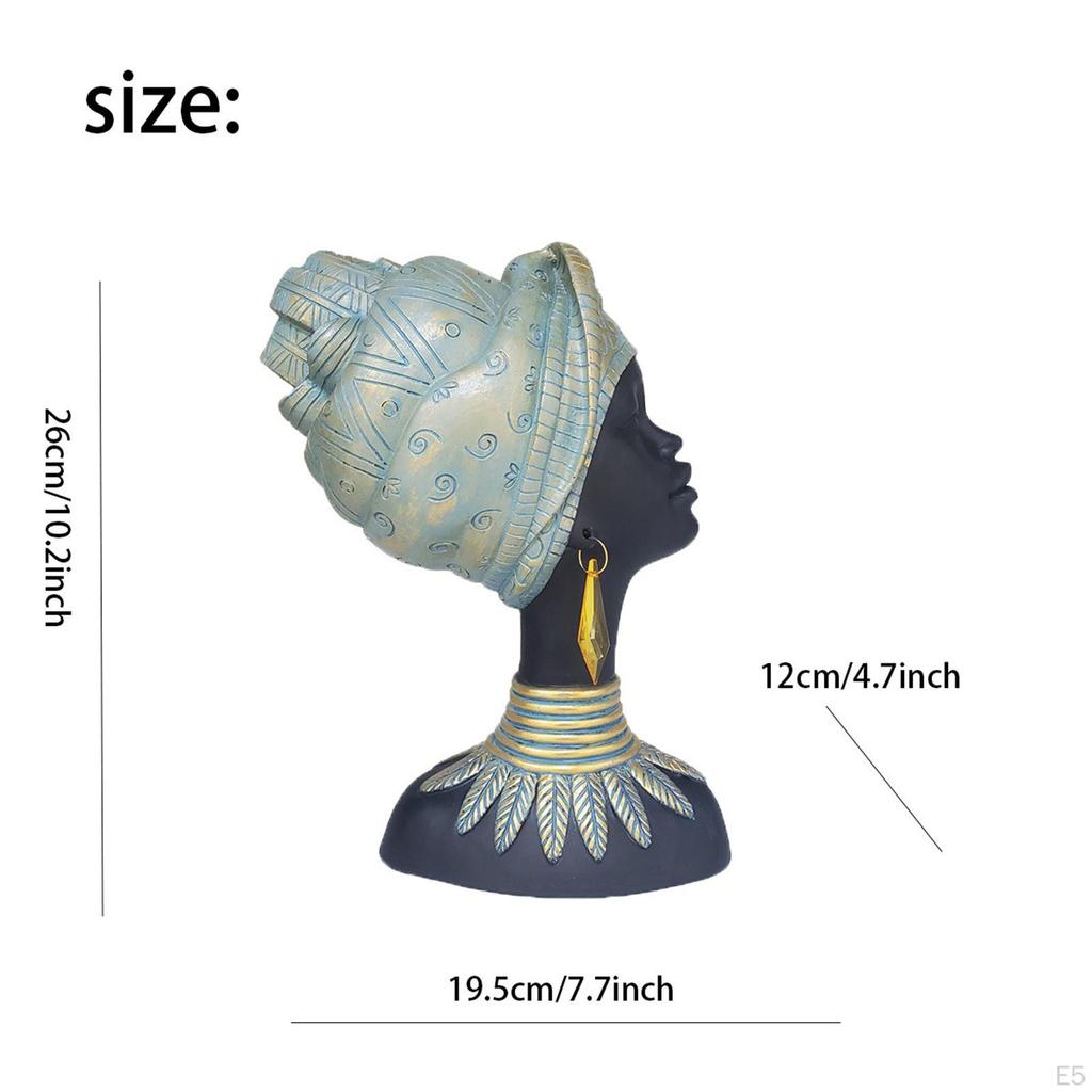 Африканская статуя женщины, дамский бюст, женская скульптура для гостиной