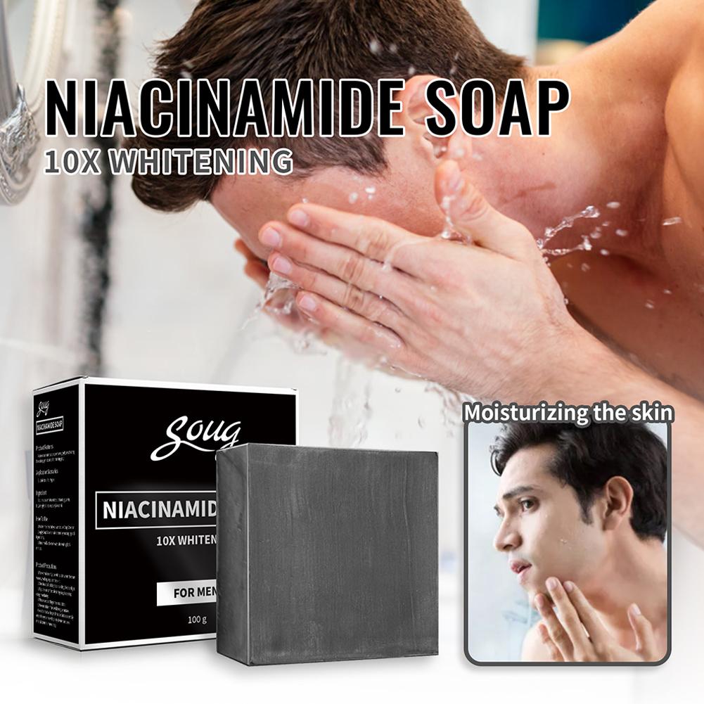 Whitening Soap For Men Oil Control Anti-Acne Hydrating Care Hydrate Soap Repair Skin Comfort Bo U9Y5