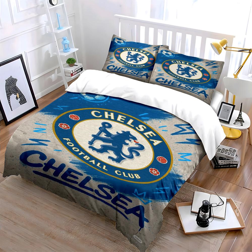 Chelsea Football Club Bedding Set Bedding set (1 duvet cover, 2 pillowcases, duvet not included)