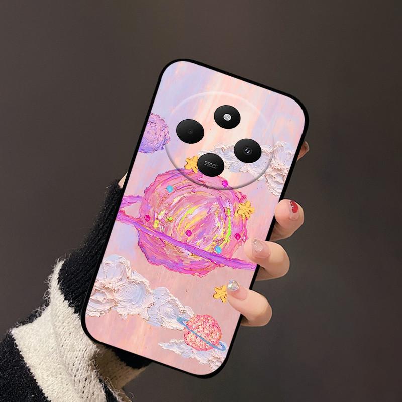 Для Redmi 14C 4G Мягкий Чехол 14R Стильный Мультяшный Расписной ТПУ Силиконовый Чехол для Телефона Для Xiaomi Poco C75 4G 5G Ударопрочный Coque Чехлы