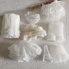 Handmade Lace Trim: Mesh for Baby Clothes, Curtains, Skirts, Pleated Decorative Fabric