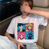 Kawaii Sailor Moon 90s T-Shirt Women Short Sleeve Harajuku Ullzang T-Shirt Aesthetic Anime Cute