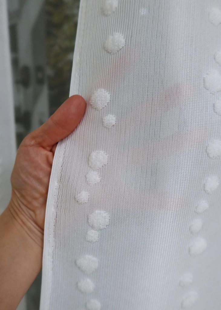 Сделано в Японии Плюшевое зеркальное кружево и горошек Ширина 100 см x 176 см Комплект из 2 штук Kaei-кружевная занавеска, Высокоэффективная, Защита от посторонних взглядов, Теплозащитная, Изолирующая,