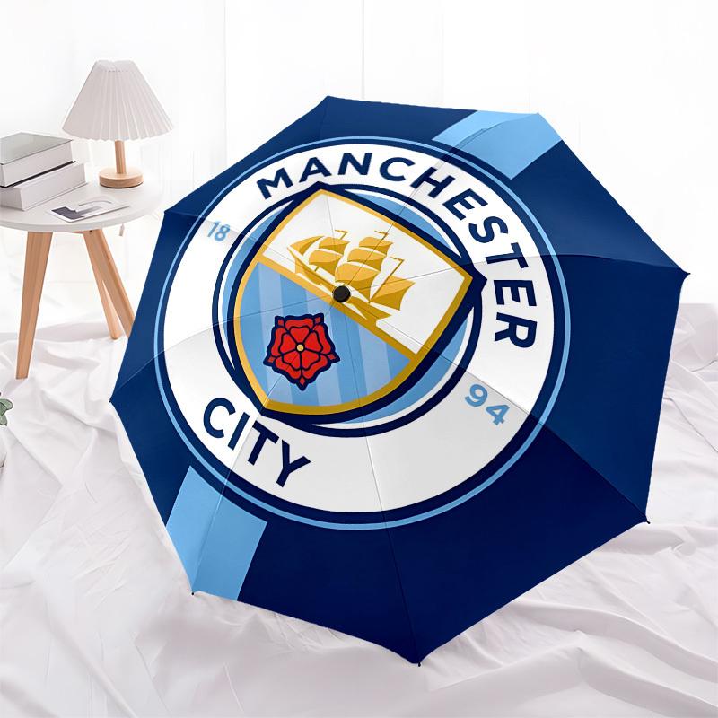 , Football Club Automatic Opening and Closing, 8 rib Structure Portable Umbrella, Suitable for Men and Women in All Seasons Perfect Gift fo
