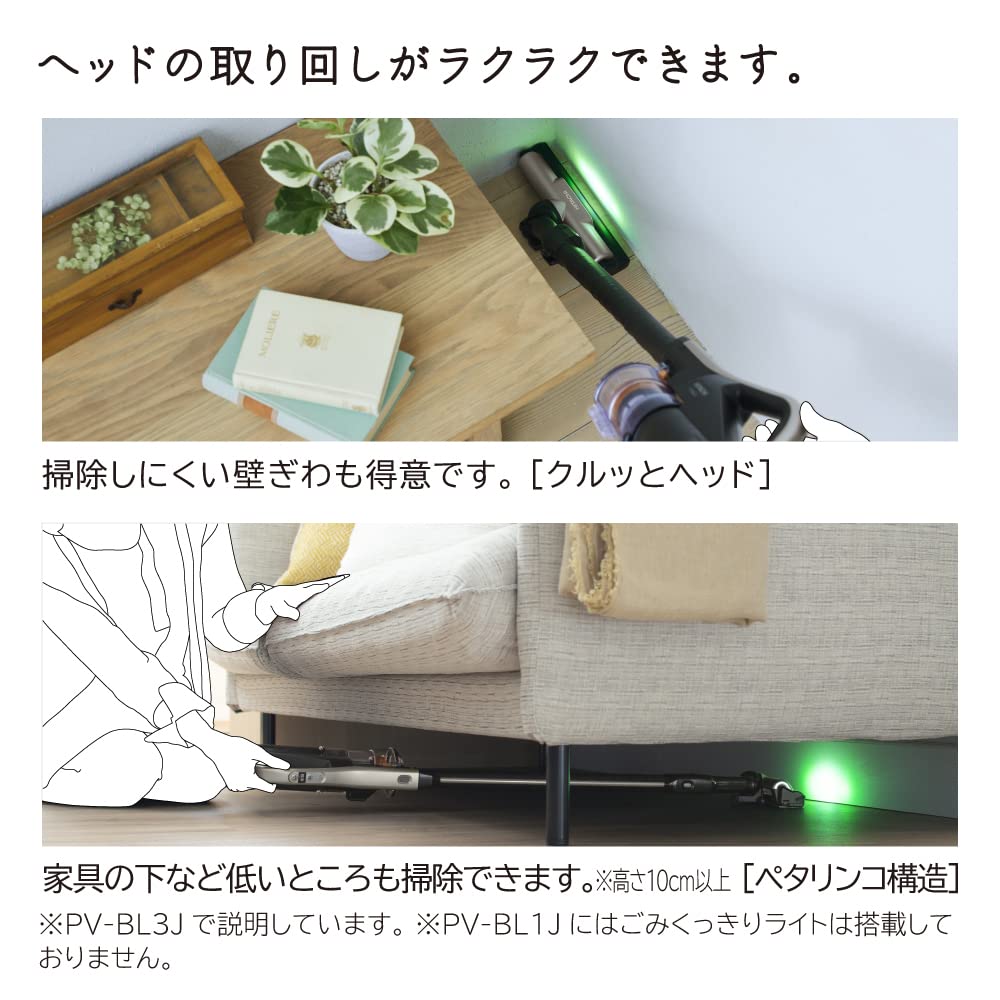 Hitachi Lightweight Compact Easy Stick White PV-BL1J