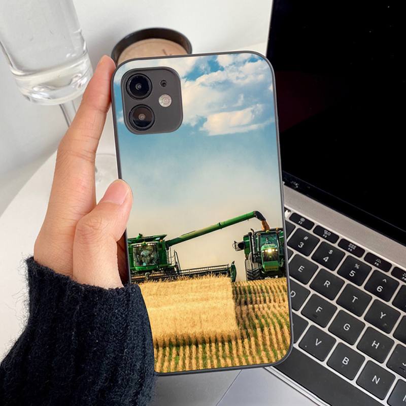 Чехол для телефона «Трактор» для iPhone 13 8 7 6S Plus X 5S SE 2020 XR 11 12 mini pro XS MAX