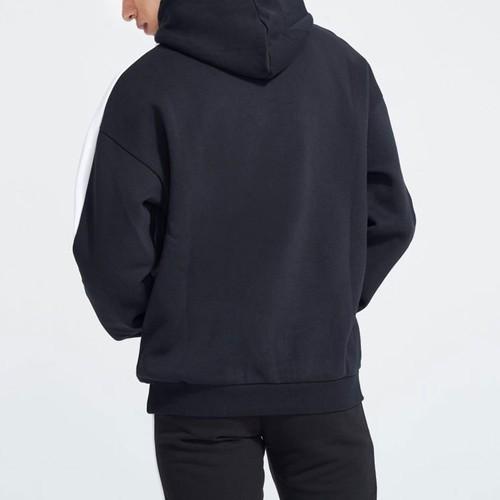Puma Мужская повседневная толстовка с капюшоном и цветными блоками, черная
