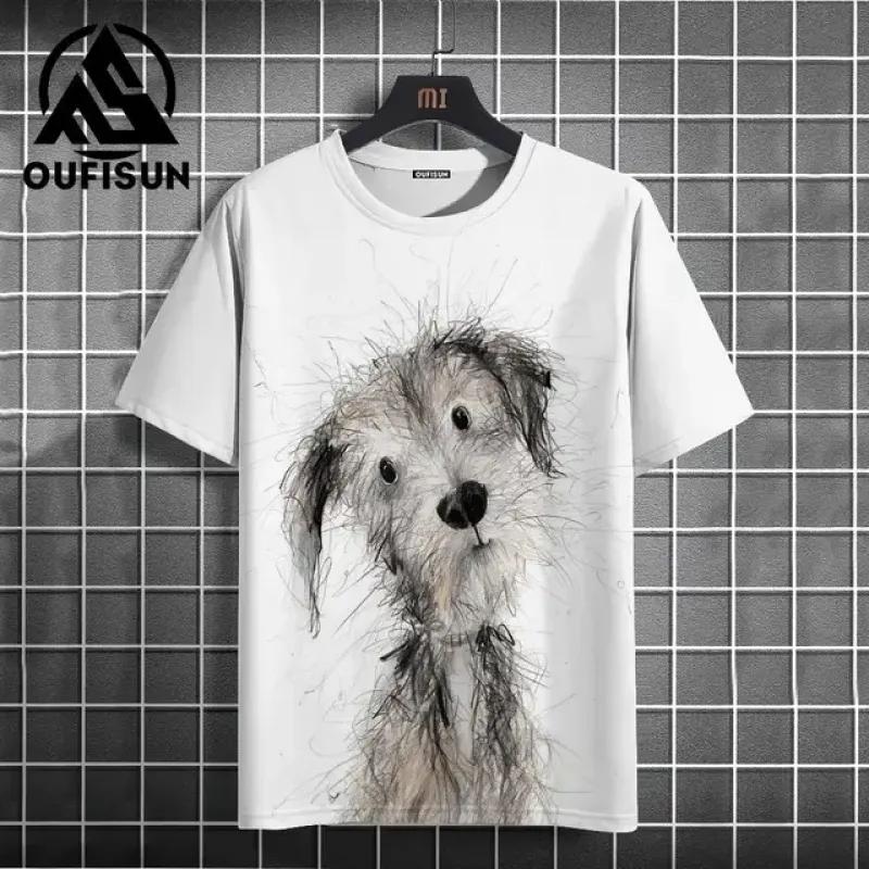 Japanese Samurai Print Short Sleeve T-Shirt For Men Retro Men's T-Shirt Street Fashion Man Clothes Loose Oversized Tee Tops 2024