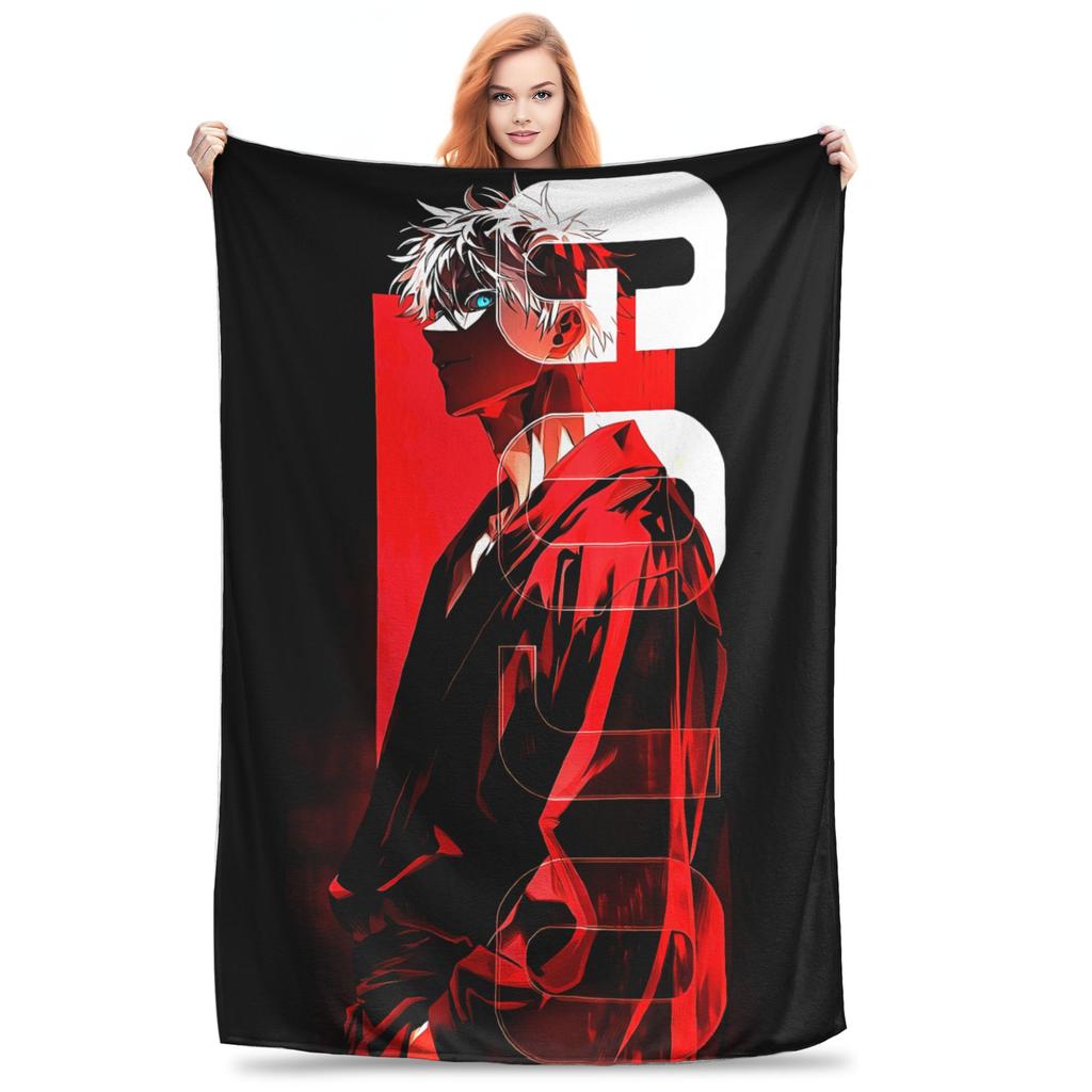 1PC Home Jujutsu Kaisens Blanket Throw Blanket funko Novelty Warm Blanket All Season Gift