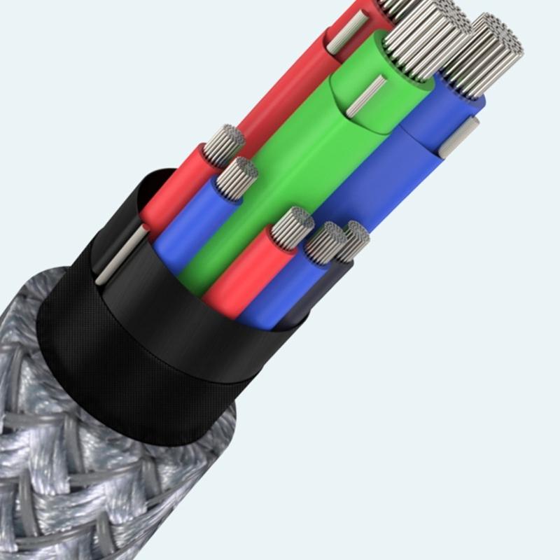 Высокоскоростной удлинитель Type C 40 Гбит/с, штекер-розетка Type C, с поддержкой видео 8K 60 Гц и Power Delivery 240 Вт