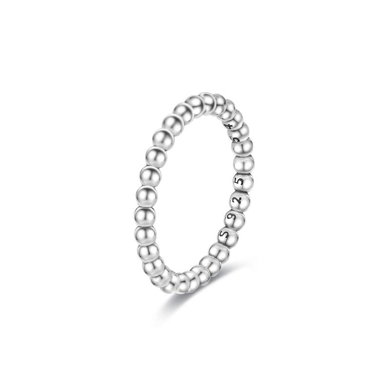 Модный тренд 925 Серебряное кольцо на палец Женские кольца Бесконечный цветок Принцесса Wishbone Сердце Обручальное кольцо Популярные ювелирные изделия Anillo