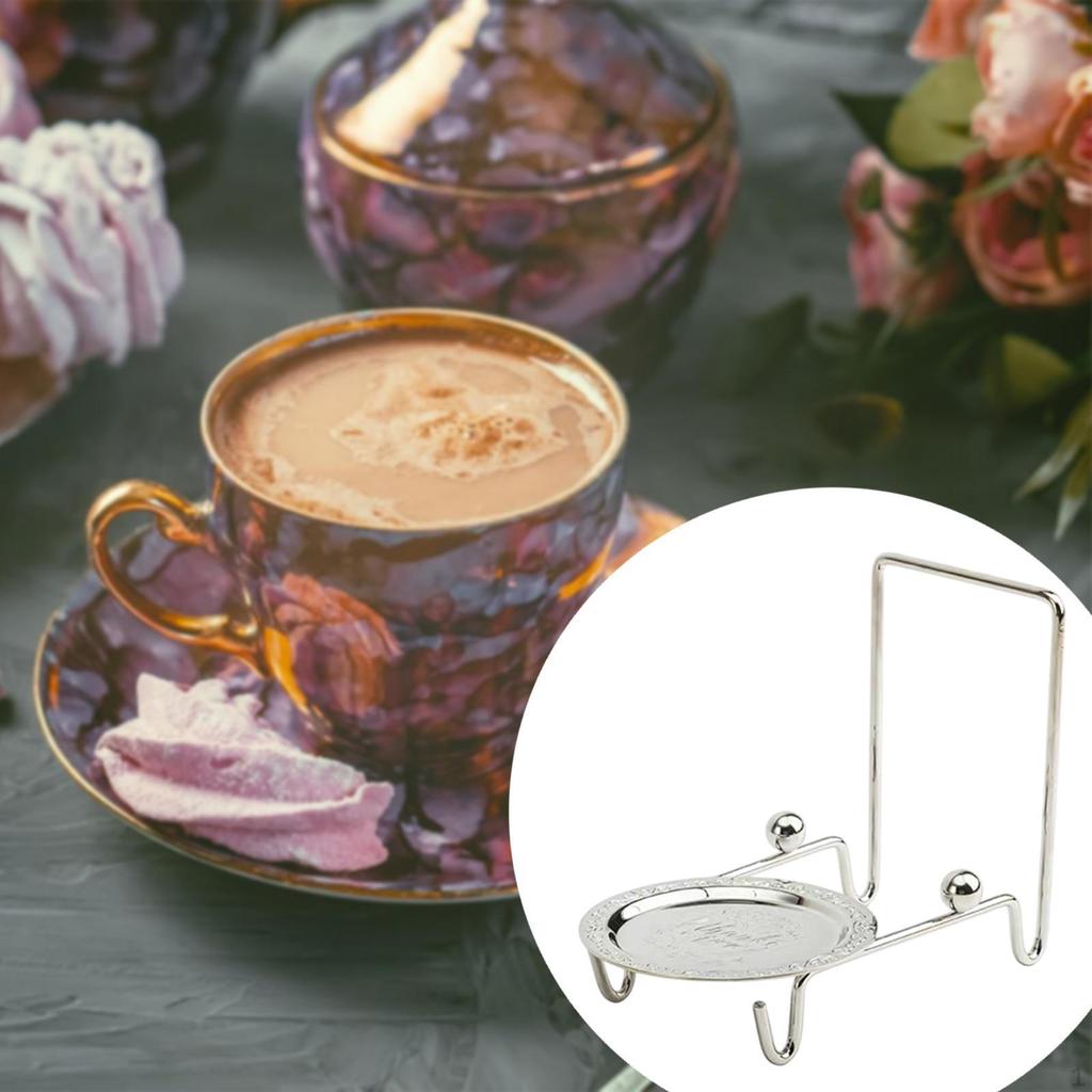 Cup and Saucer Display Stand Coffee Rack Household Ornaments Mug Shelf Holder