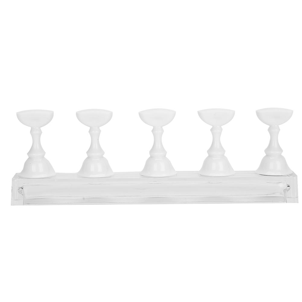 Magnetic Nail Tip Practice Stand False Nail Polish Gel Display Holders Base Manicure Tool